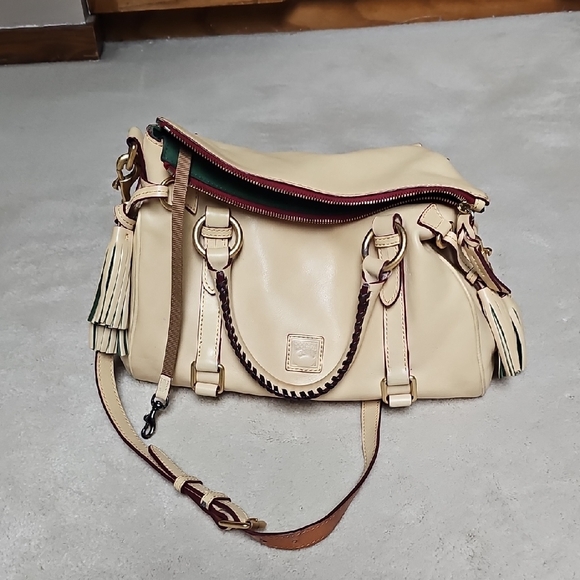 Dooney & Bourke Tan Leather Satchel